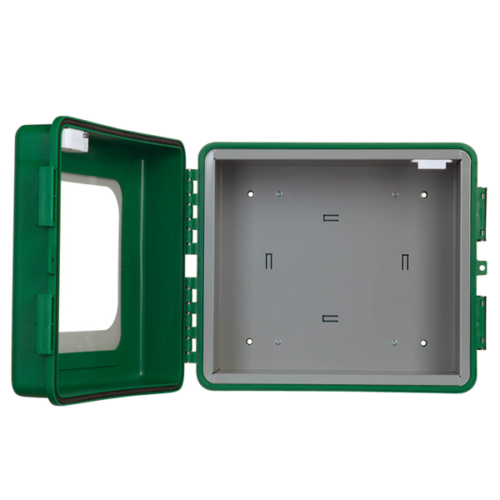 Skyddsskåp POLAR ner till -40 grader, med värme och larm, för utomhusbruk