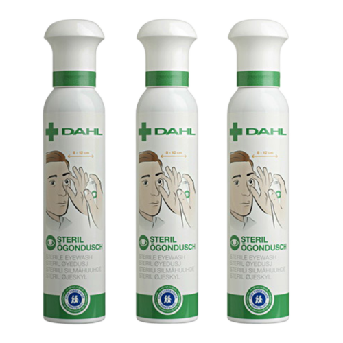 Ögondusch 200ml refill 3st inkl. speciallock+plombering