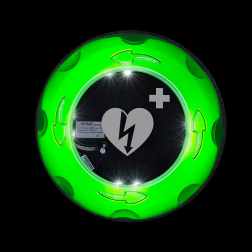 rotaid-led-dark Rotaid Solid Plus HEAT (utomhusskåp, IP54 med värme och larm), gult