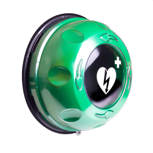 rotaid-plus-green-side Rotaid Solid Plus (utomhusskåp, IP54 med larm), grönt