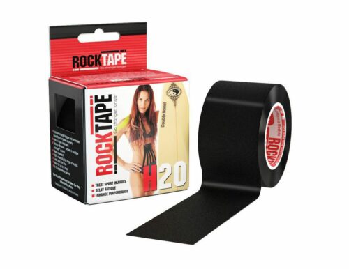 5x5-small-H2O-Black RockTape H2O Kinesiologitejp – Black (5cm x 5m)
