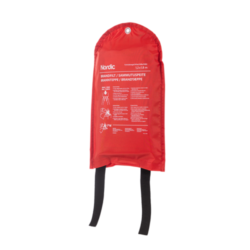 Brandfilt Nordic 120 x 180 cm, mjuk väska